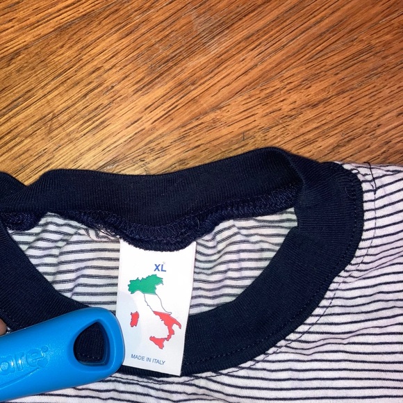 Striped Italy Ringer Tee - Picture 7 of 9